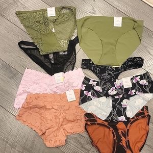 Bundle of 8 Women's Panties Size XS
